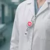 PORTE BADGE DEROULEUR PUBLICITAIRE 'SHAKI MOUSQUETON'