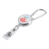 PORTE BADGE DEROULEUR PUBLICITAIRE 'SHAKI MOUSQUETON'
