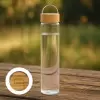 BOUTEILLE PERSONNALISABLE EN VERRE ET BAMBOU 500ML 'BALS'