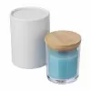 BOUGIE PERSONNALISABLE COUVERCLE BAMBOU 'BANILA COLOR'