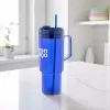 MUG RPET POIGNEE ET PAILLE 1.2L PERSONNALISABLE 'TRADRINK'
