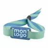 BRACELET  FESTIVAL PERSONNALISABLE AVEC PLAQUE 'WRISTO'