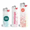 BRIQUET BIC HOLOGRAPHIQUE PERSONNALISABLE 'FIREFLAMME'