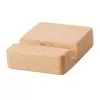 SOCLE SUPPORT TELEPHONE PERSONNALISABLE BOIS HEVEA 'PAYA'
