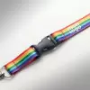 TOUR DE COU PERSONNALISABLE RPET ARC EN CIEL 'JOULYA'