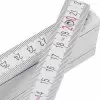METRE PLIABLE PERSONNALISABLE BOIS BLANC 'MINESURA' 2M 4J