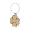 PORTE CLE EN BAMBOU PERSONNALISE 'CASAWOOD TREFLE'