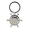 PORTE CLES PERSONNALISE EN METAL 'METALO GOUVERNAIL'