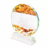 TROPHEE PERSONNALISABLE EN VERRE 'WAHOU ROND'