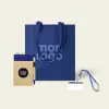 SET TOTE BAG BADGE ET BLOC NOTES PERSONNALISABLE 'FAIR'