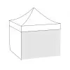 MUR PORTE CENTRALE TENTE 2x2 PERSONNALISE 'TELTA'