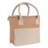 SAC ISOTHERME PERSONNALISABLE COTON ET JUTE 'CHIC'