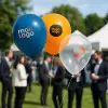 BALLON TRANSPARENT PERSONNALISE ø27 CM 'LUFT QUADRI'