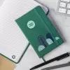 CARNET A6 EN PU RECYCLE PERSONNALISABLE 'LUGGATE' 