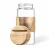 GOURDE VERRE ET BAMBOU PERSONNALISABLE 450 ML 'POSITO'