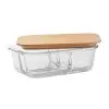 LUNCHBOX VERRE BAMBOU PERSONNALISABLE 'BUCATI GLASS SMART'