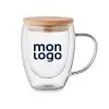 MUG VERRE DOUBLE PARROI 250 ML PERSONNALISABLE 'AFTA MINI'