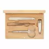 SET DE MANUCURE PERSONNALISABLE EN BAMBOU 'CHRISTI'