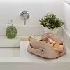 TROUSSE DE TOILETTE CUIR RECYCLE PERSONNALISABLE 'ANGELE'