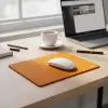 TAPIS DE SOURIS CUIR RECYCLE PERSONNALISE 'EPURE'