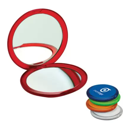 DOUBLE MIROIR DE POCHE PERSONNALISÉ 'BEAUTY DOUBLE'