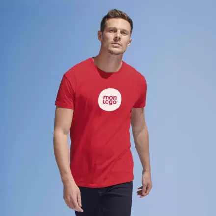 TEE SHIRT COULEUR HOMME 'IMPERIAL' 190 GR/M²