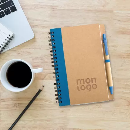 CARNET PERSONNALISÉ NON LIGNÉ AVEC STYLO 'RAMSES'