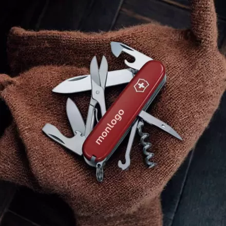 COUTEAU SUISSE PERSONNALISÉ 14 FONCTIONS 'CLIMBER'