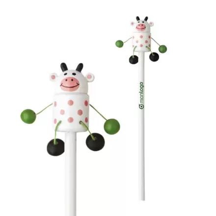 LOT DE 50 CRAYONS PUBLICITAIRES ANIMAL 'MELINA'