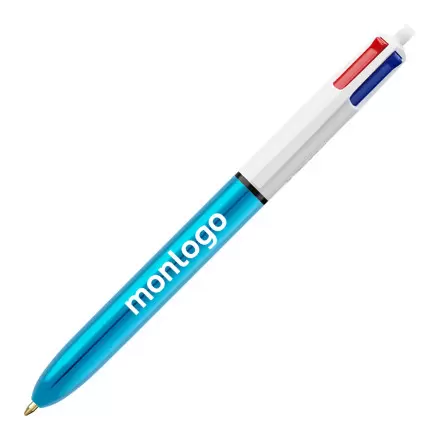 STYLO PERSONNALISÉ BIC® 4 COULEURS 'SHINE'