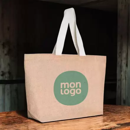 SAC DE PLAGE PUBLICITAIRE EN JUTE 'BAIA'