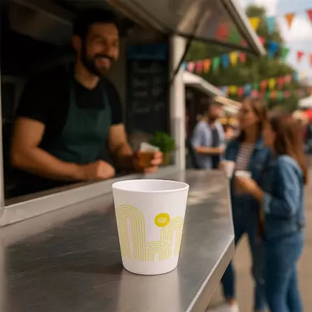 GOBELET A CAFE RÉUTILISABLE PERSONNALISABLE 10 CL 'CUP' 