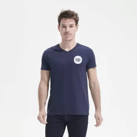 TEE SHIRT HOMME PUBLICITAIRE COL V 'IMPERIAL V'