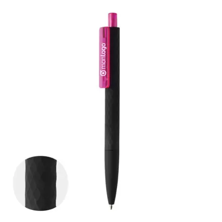 STYLO SOFT TOUCH PERSONNALISÉ 'RIYA BLACK'