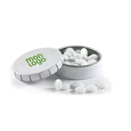 BOÎTE À BONBONS PUBLICITAIRE BIO 'CLIC CLAC'