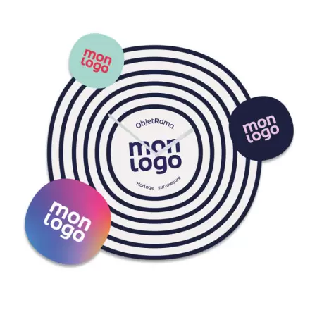 HORLOGE MURALE PUBLICITAIRE SUR MESURE 'DYO'