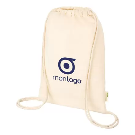 SAC À DOS PUBLICITAIRE EN COTON BIO 100 GR/M² 'PAPEY'