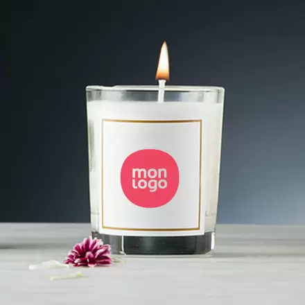 BOUGIE PARFUMÉE PERSONNALISÉE VEGAN 75G 'LOUCE'
