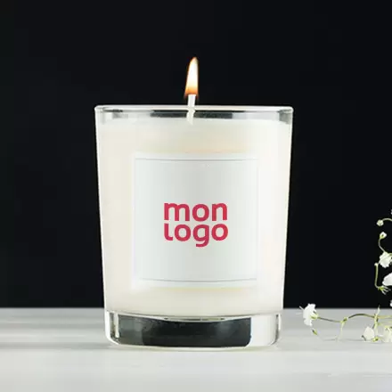 BOUGIE PARFUMÉE PERSONNALISÉE VEGAN 130G 'LOUCE'