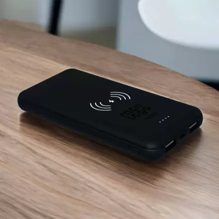 POWERBANK PERSONNALISÉE AVEC LOGO LUMINEUX AKASHI® 'DRITA'