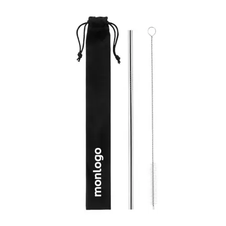 PAILLE PERSONNALISÉE EN INOX  'POULI'