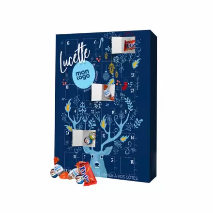 CALENDRIER DE L'AVENT PERSONNALISÉ 'GOURMAND'