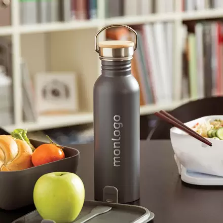 GOURDE PERSONNALISABLE ACIER INOXYDABLE 700ML 'HOLLDO'