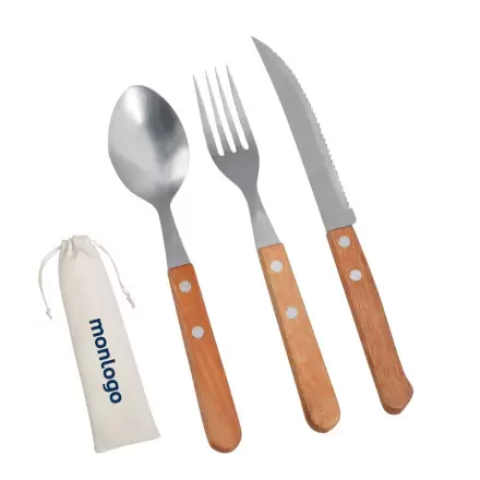 SET DE COUVERTS PERSONNALISÉ 'ENNA'