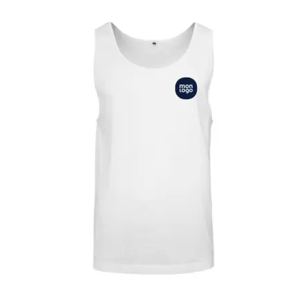 DÉBARDEUR PERSONNALISÉ HOMME BLANC 'CLEOS'
