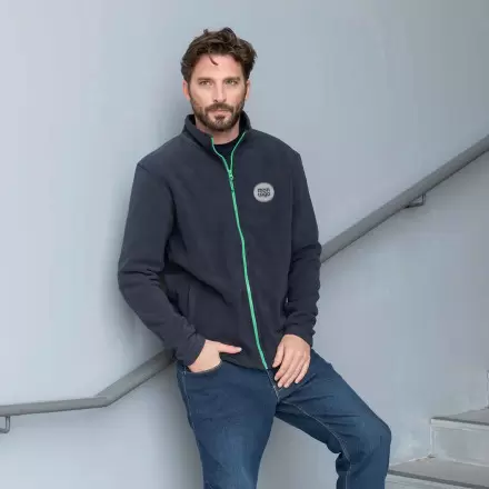 VESTE POLAIRE PERSONNALISABLE ZIPPEE HOMME 'BEAR' 300 GR/M²