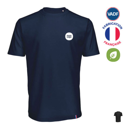 TEE SHIRT PERSONNALISÉ UNISEXE MADE IN FRANCE VADF® 'HUGO'