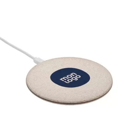 CHARGEUR PERSONNALISÉ A INDUCTION 5W 'FIBRY'