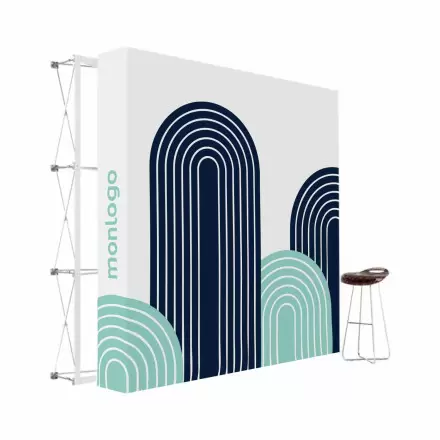 STAND PARAPLUIE PERSONNALISÉ 'VELCRO'