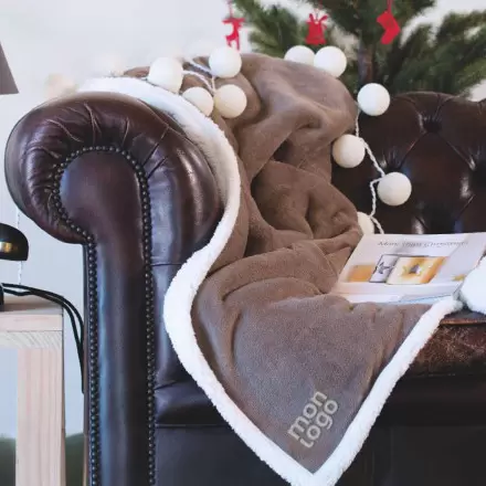 PLAID PERSONNALISÉ EN POLAIRE 'CHILL'